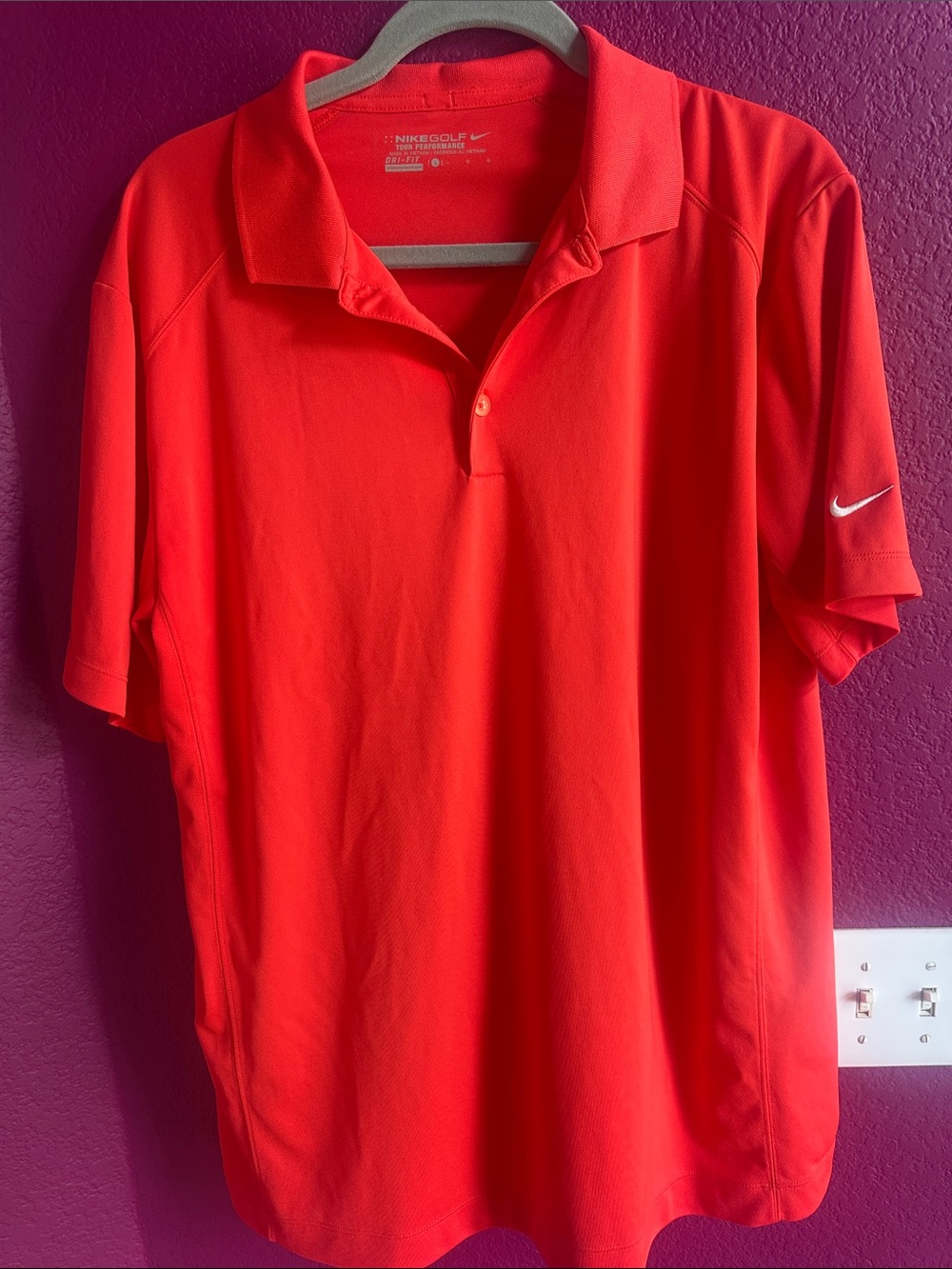 Nike Men’s Bright Orange Performance Polo